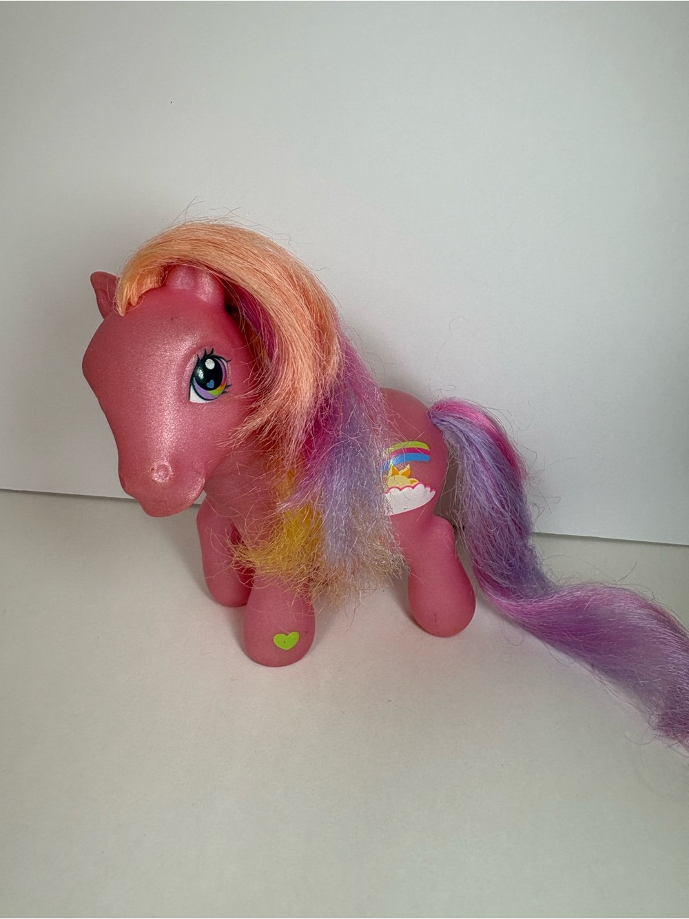 Hasbro My Little Pony G3 Rainbow Flash Super Long Hair 5” Figure 2003 Cut Hair
